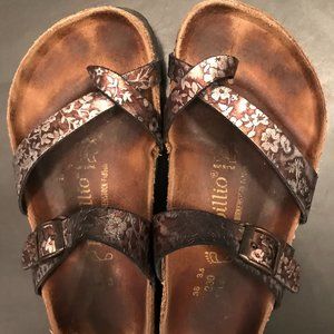 Birkenstock 36 Papillio Metal strap